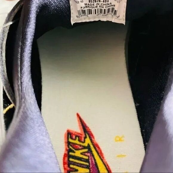 Nike Huarache Afro PUNK ATMOS denim leather mens 8 US 41 mint condition - Picture 4 of 10